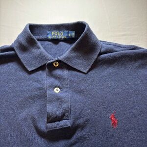 Polo by Ralph Lauren Men's Dark Blue Polo Shirt
